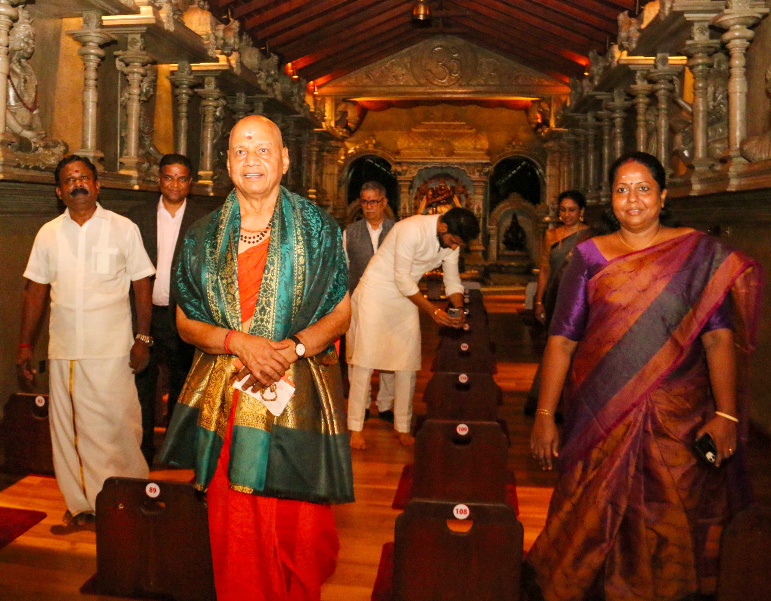 His holiness Swami Govind Dev Giri Maharaj's visit